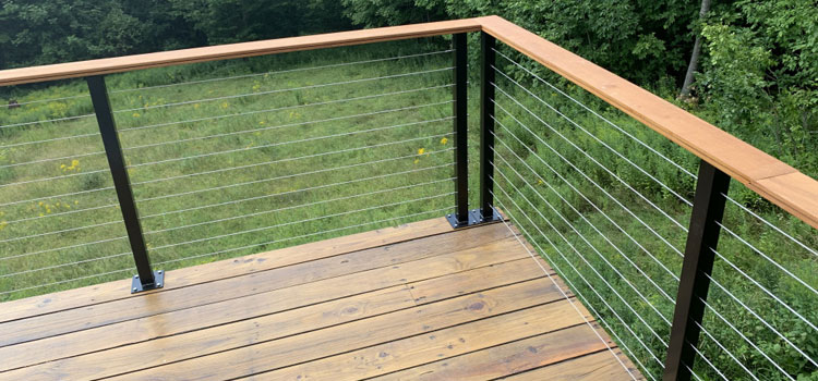 Installing Deck Cable Railing in Claremont, CA